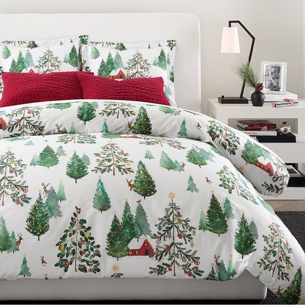 Pottery Barn Christmas in the Country Duvet & Sham
